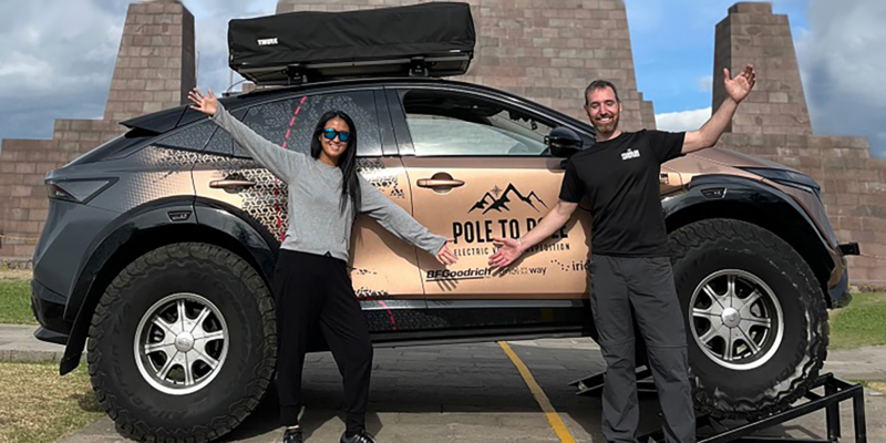 the-“pole-to-pole”-trip-in-a-nissan-ariya-hits-halfway-point-at-the-equator