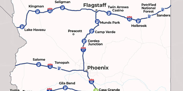 arizona-infrastructure-bill-charging-station-locations-announced